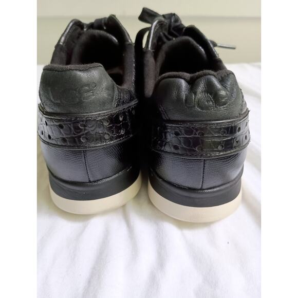 Ugg Deaven Croco Embossed Leather Women's Sneaker Size 8 - Picture 5 of 11